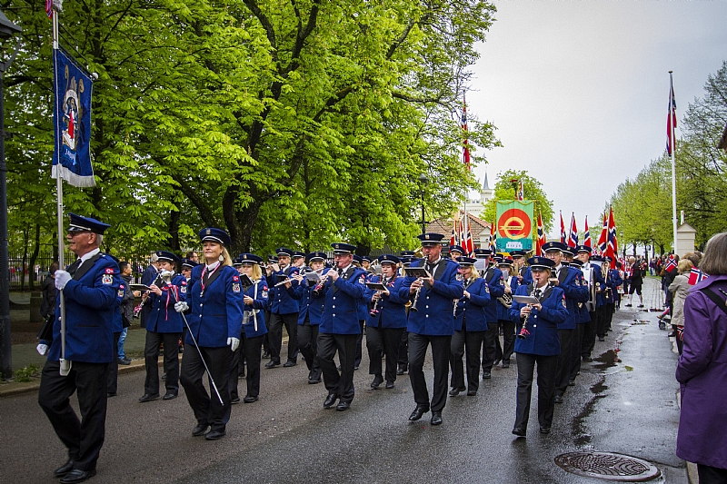 Fra 17.mai 2017. Ut fra festningsplassen