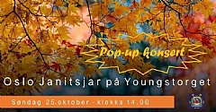 Pop-Up konsert på Youngstorget!